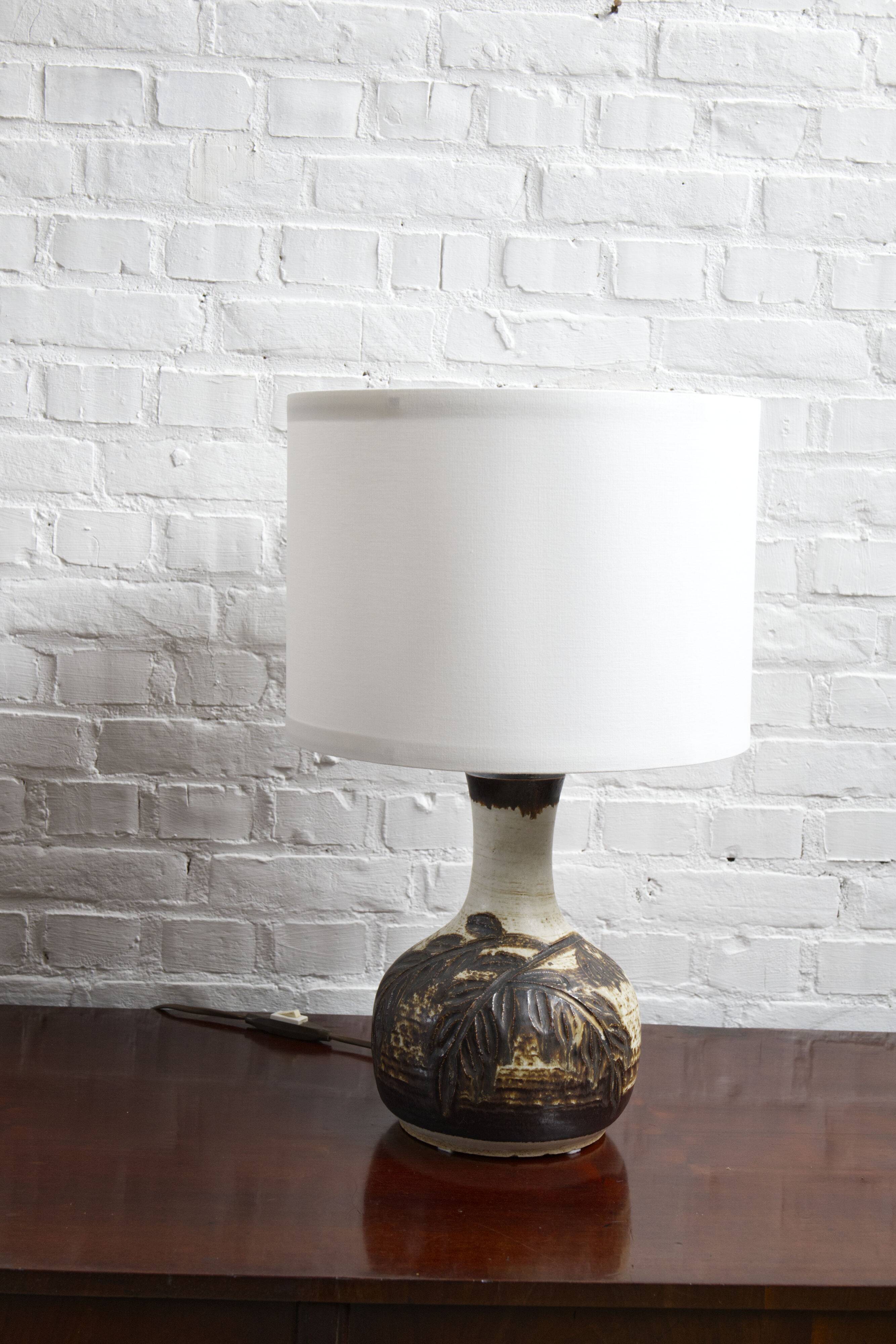 Vintage ceramic table lamp by Axella, Denmark