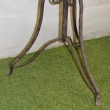Clover-shaped iron table