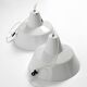 Two 50s metal enamel ceiling lamps by Axel Wedel Madsen for Louis Poulsen