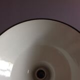 Black enamelled bowl suspension