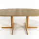 Juul Kristensen for JK Møbler oval oak extendable dining table 'Nakskov'