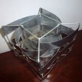 Uranus lamp by Max Sauze, aluminum creation from the 70s