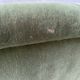 Vintage club armchair in green/khaki velvet fabric