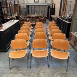 Suite of 18 DSC106 chairs by Giancarlo PIRETTI for Castelli