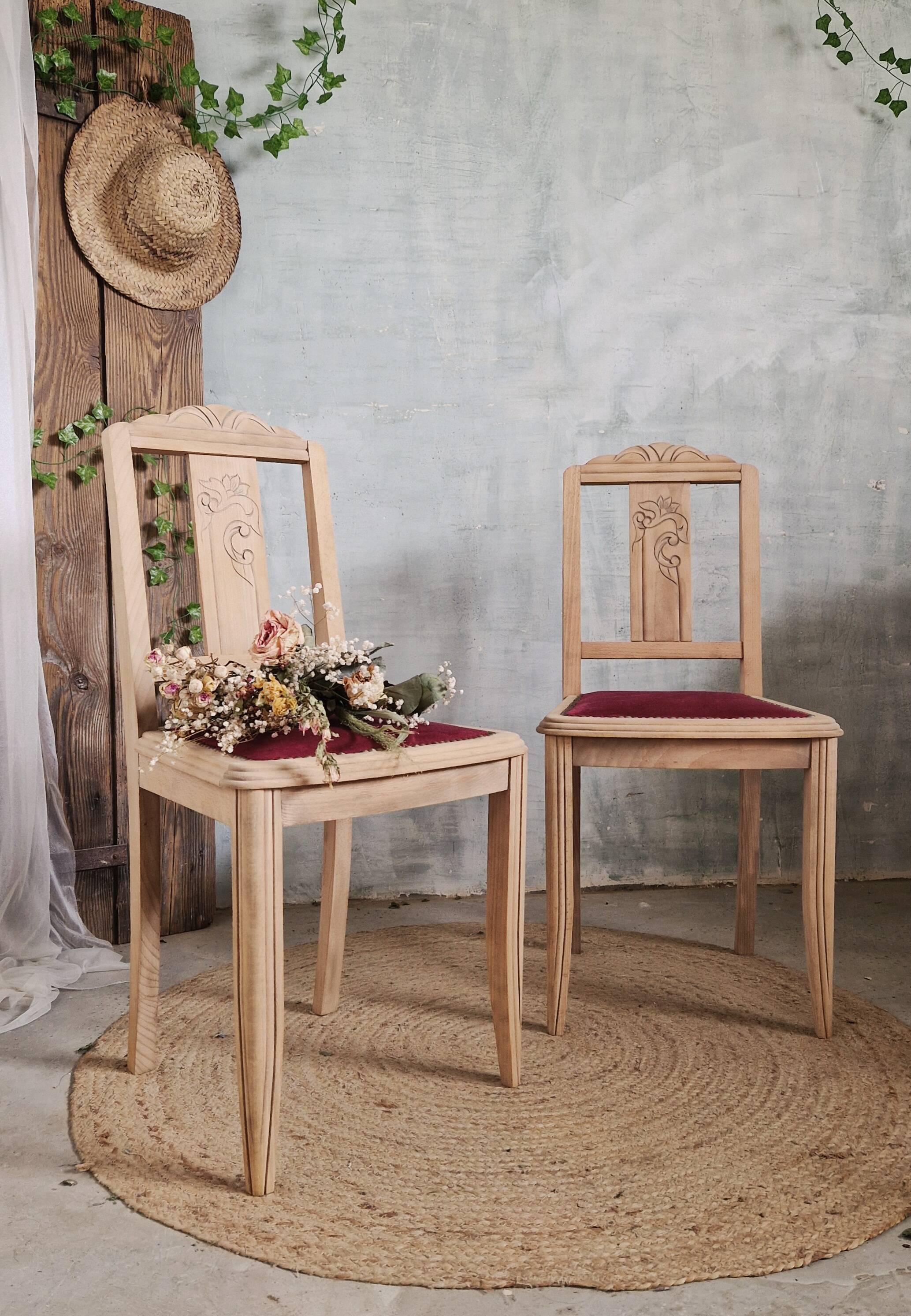 Joli duo de chaises art déco