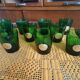 10 Water glasses DUBONNET piece louis gold vintage art deco design PN France