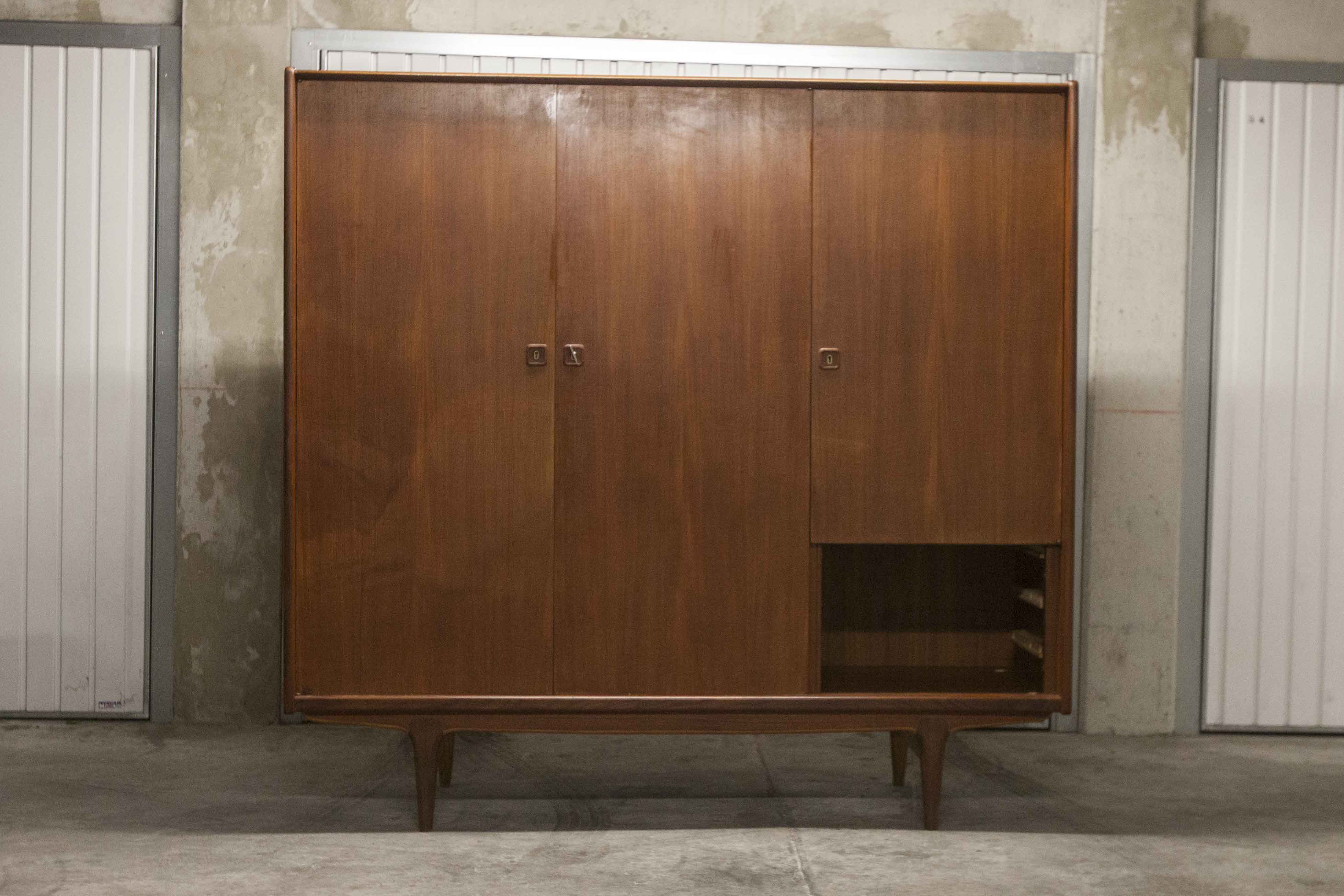 Scandinavian wardrobe 1960 Simat teak