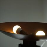 Massimo & Lella Vignelli, floor lamp in copper and marble, Wagneriana, Italy, 1986