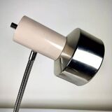 Vintage beige and chrome articulated lamp – 70s
