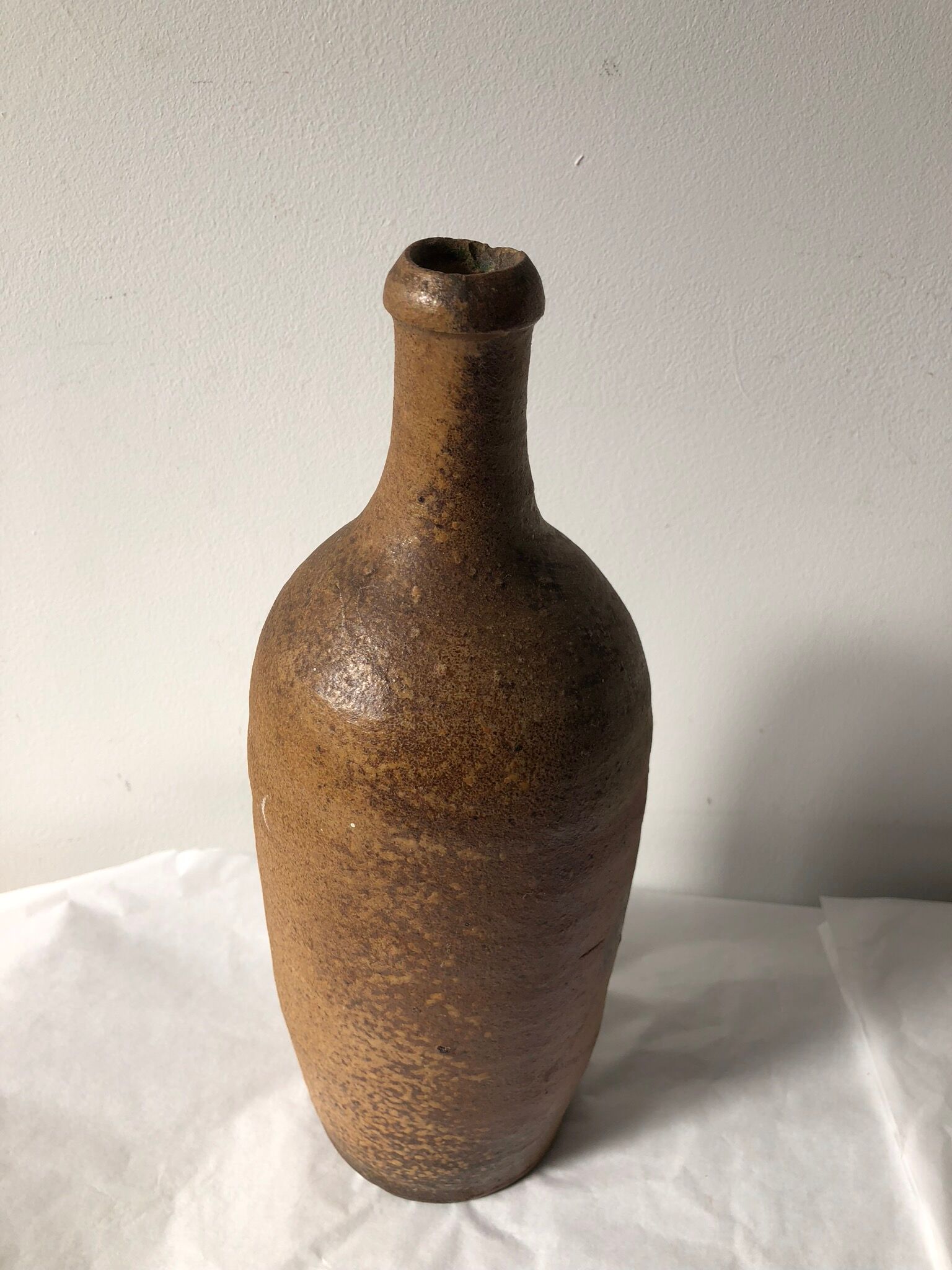 Old sandstone bottle