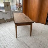 Farmhouse table in oak and walnut 2m