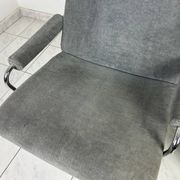 Vintage Gelderland swivel armchair with ottoman Jan des Bouvrie