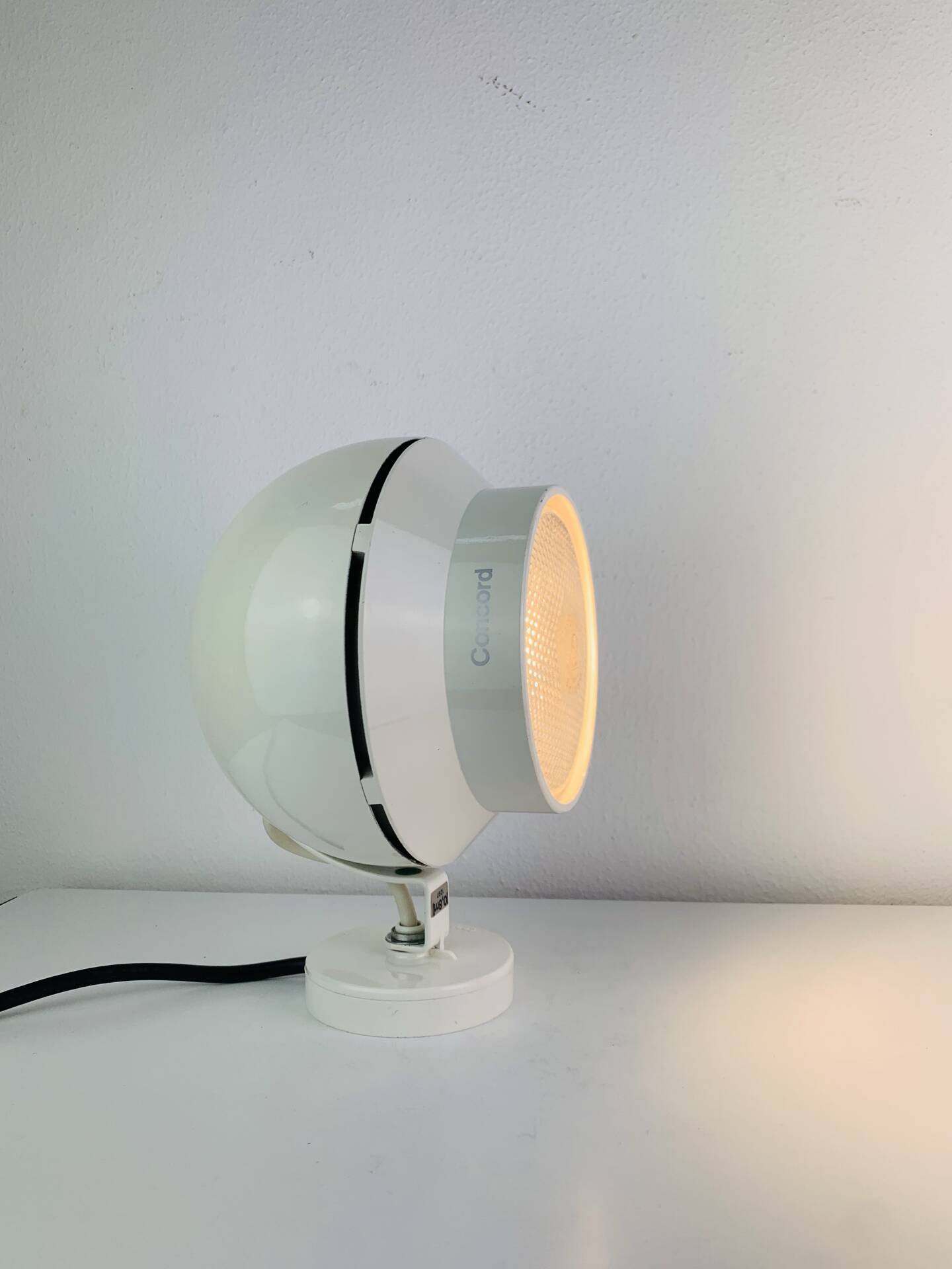 Spotlight wall lamp eyeball Space Age Concord, 1960s
