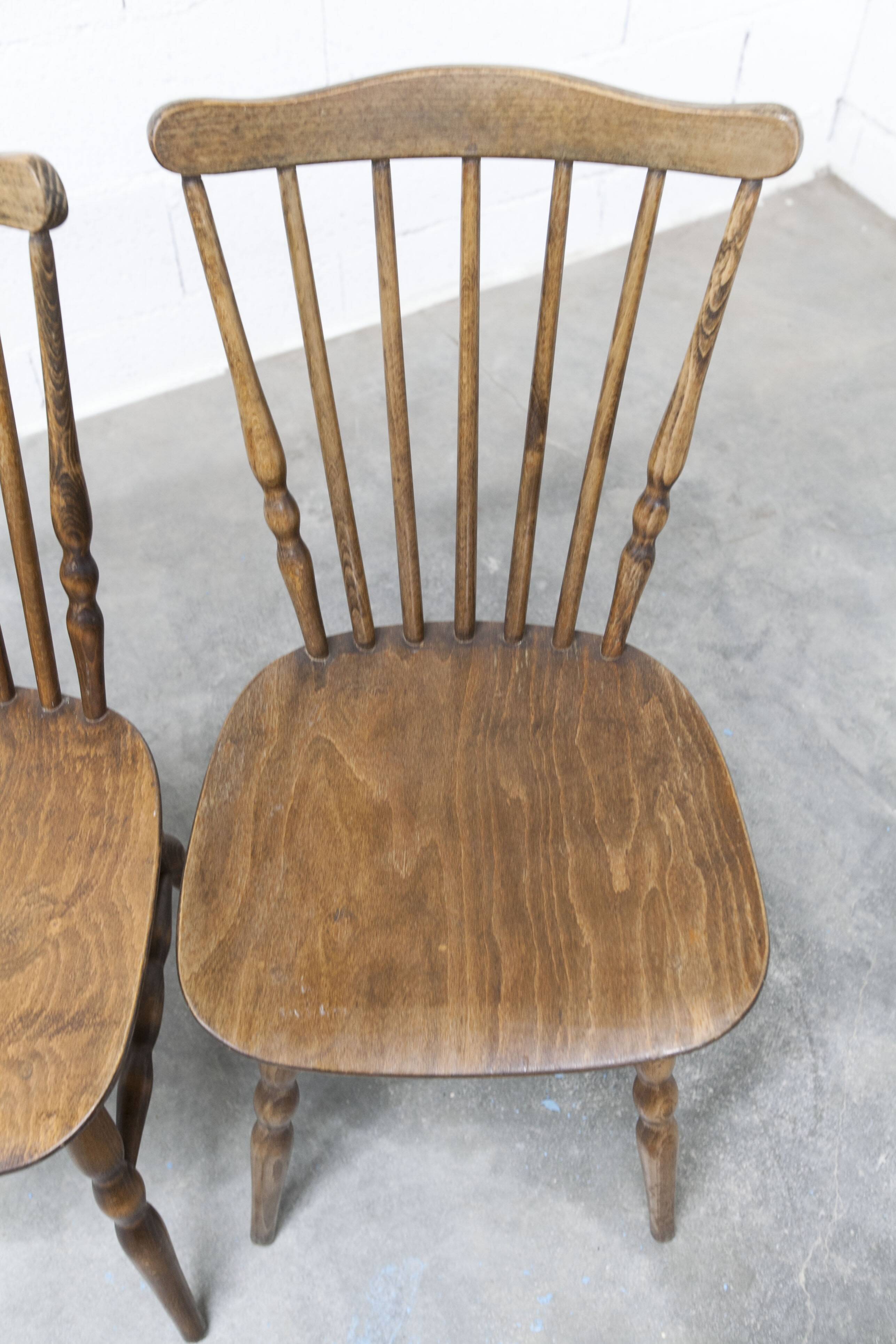 Set of 4 Baumann chairs, Florida model, 1970, superb condition