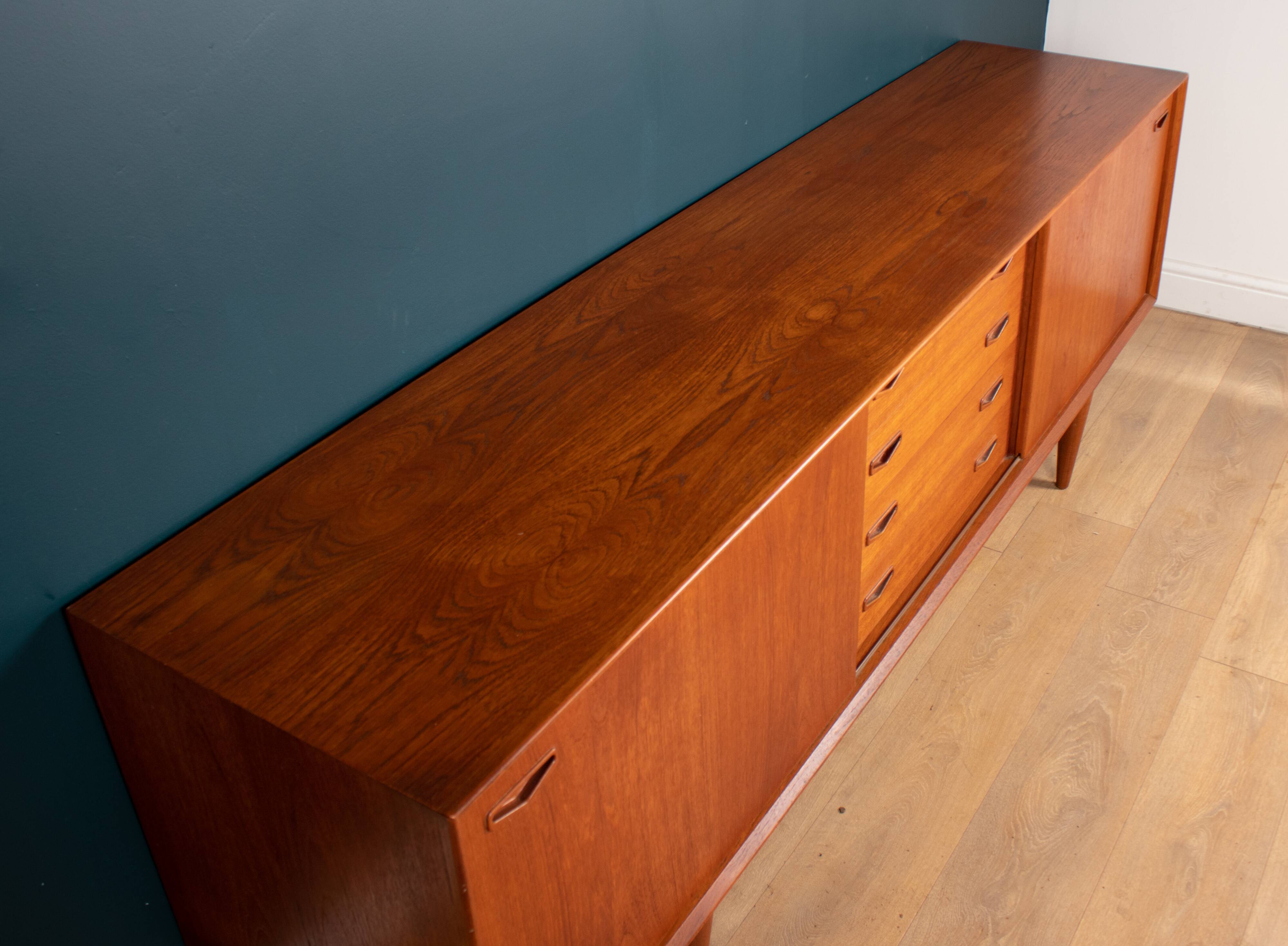Enfilade retro en teck 1960s, clausen & søn denmark