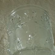 Cut crystal violet vase from the Charles X period, 19th century.