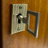 Vintage wardrobe with compass feet from the 60s