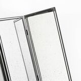 Wooden screens and aged mirror. Three units that can be connected to each other.