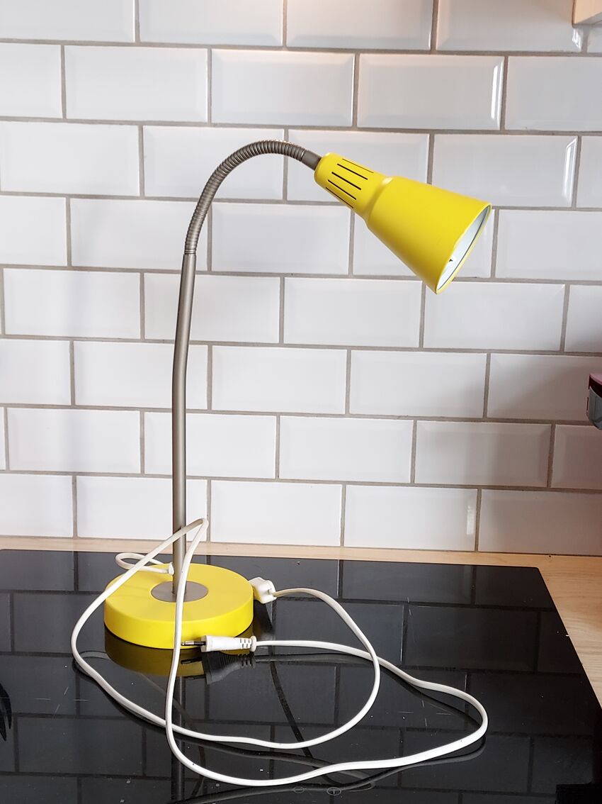 Lampe Kvart jaune Ikea | Selency