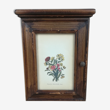 Key box / jewelry botanical illustration h22,5cm