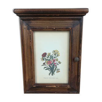Key box / jewelry botanical illustration h22,5cm