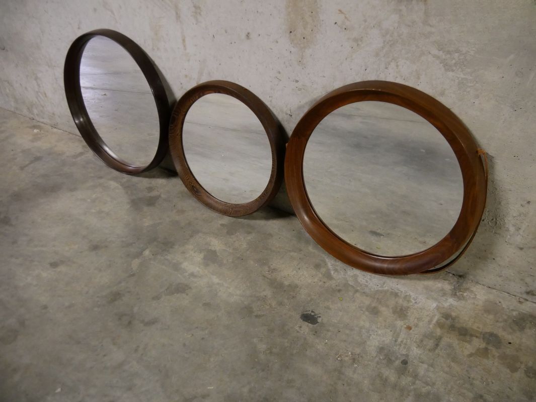 Scandinavian teak mirrors - Vintage 1960s