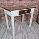 Upcycled Vintage Kitchen Dining Set Table and 2 Chairs - Cream and Walnut