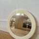 Round Space Age plastic mirror