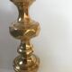 Pair of Victorian candle holders in gilded bronze