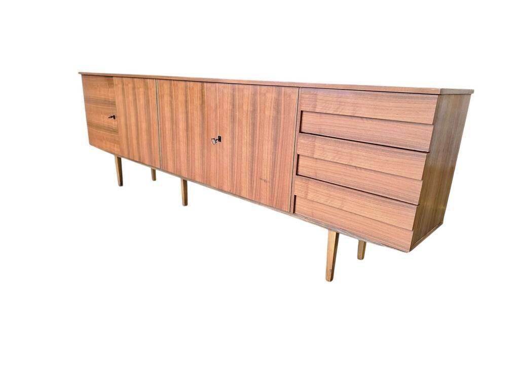 Vintage XL wooden buffet / buffet / long furniture