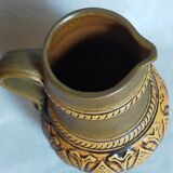 Ceramic pitcher west-germany jasba vintage graphic patterns