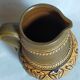 Ceramic pitcher west-germany jasba vintage graphic patterns
