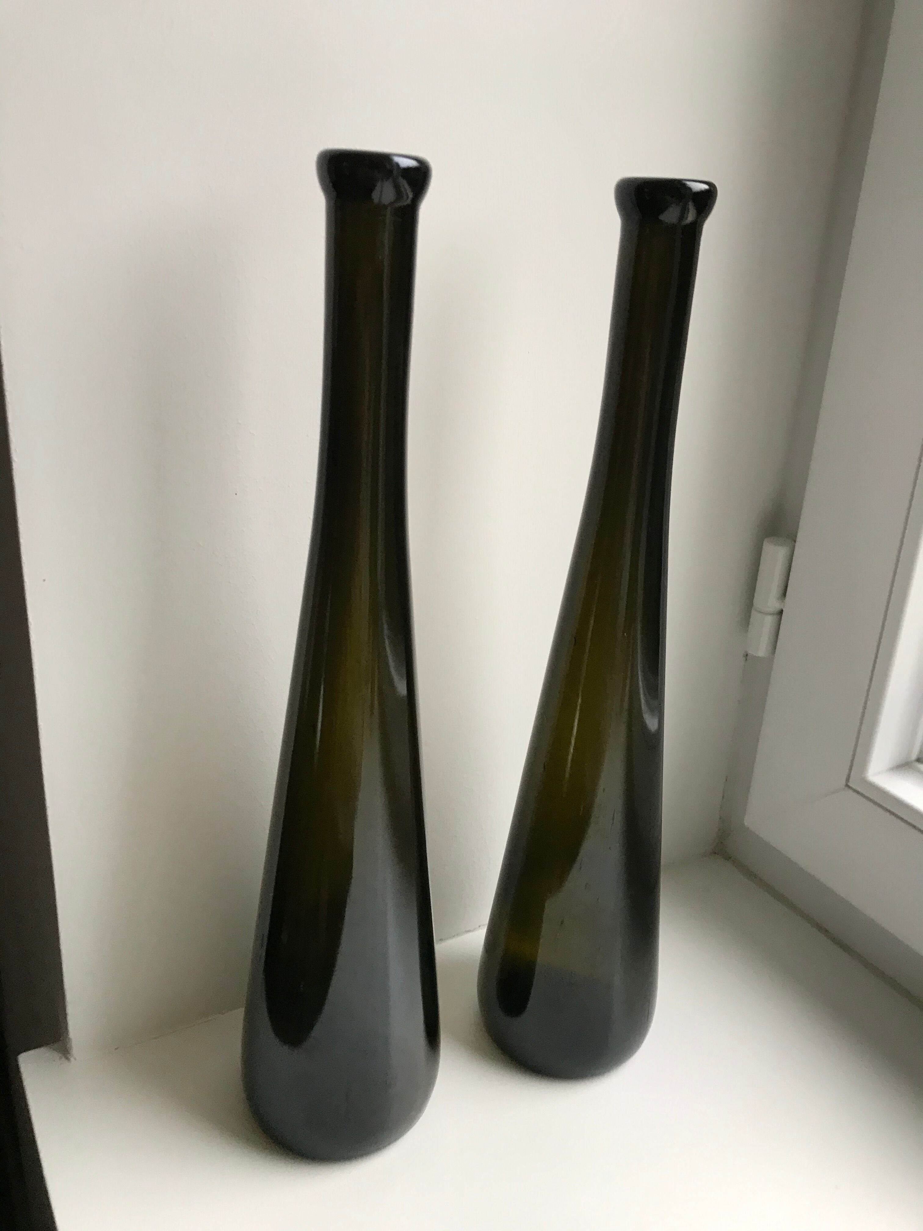 Vintage soliflores bottle duo 70s