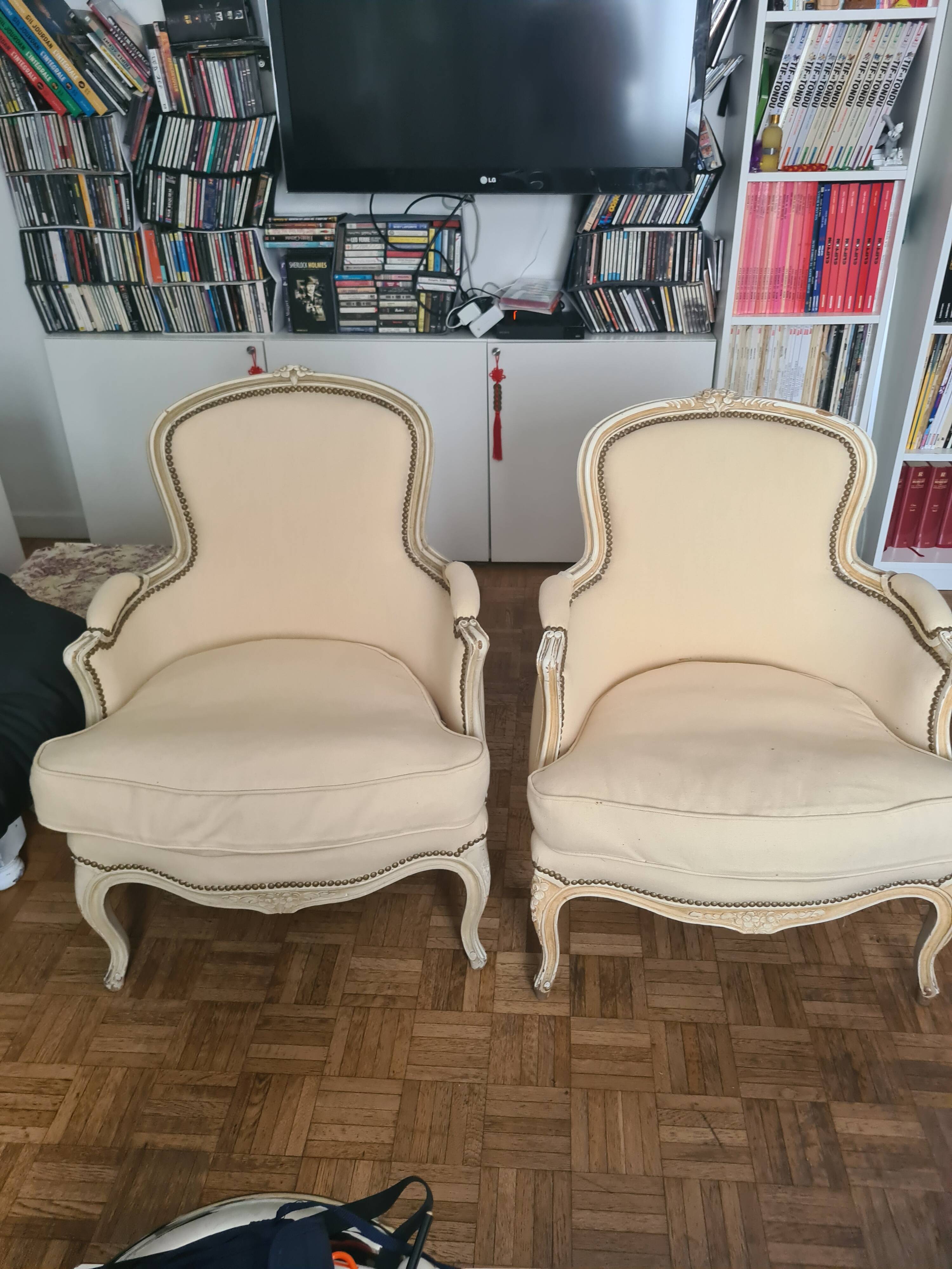 Louis XV armchairs