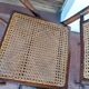 Set of 4 folding chairs old colonial style