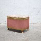 Vintage wooden bench chest