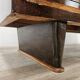 Tuscan Art Decò dressing table from the 1940s in walnut burl