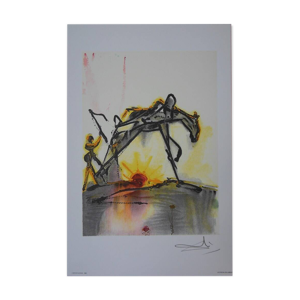 Salvador Dali : Les Chevaux, - cheval