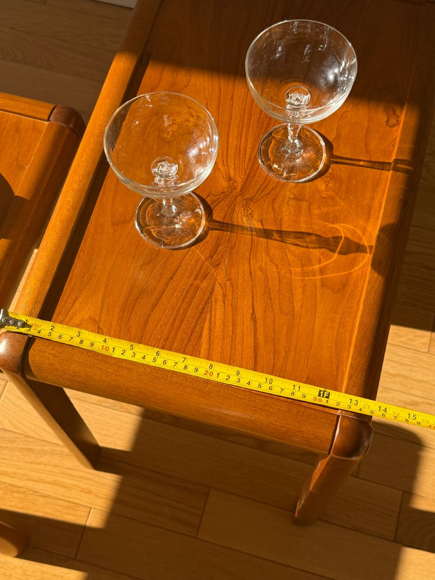 Lot table gigogne en bois vintage
