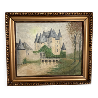 Painting of the castle of Ham Paul Herpels