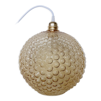 Glass bubble globe suspension