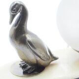 Art deco lamp marble duck