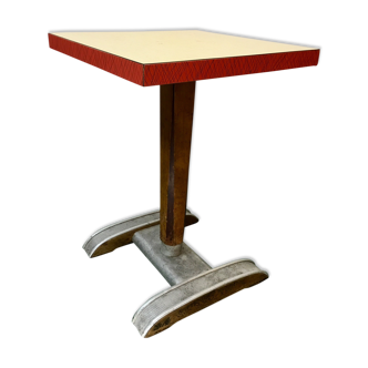 FORMICA and wood Vintage Bistro TABLE