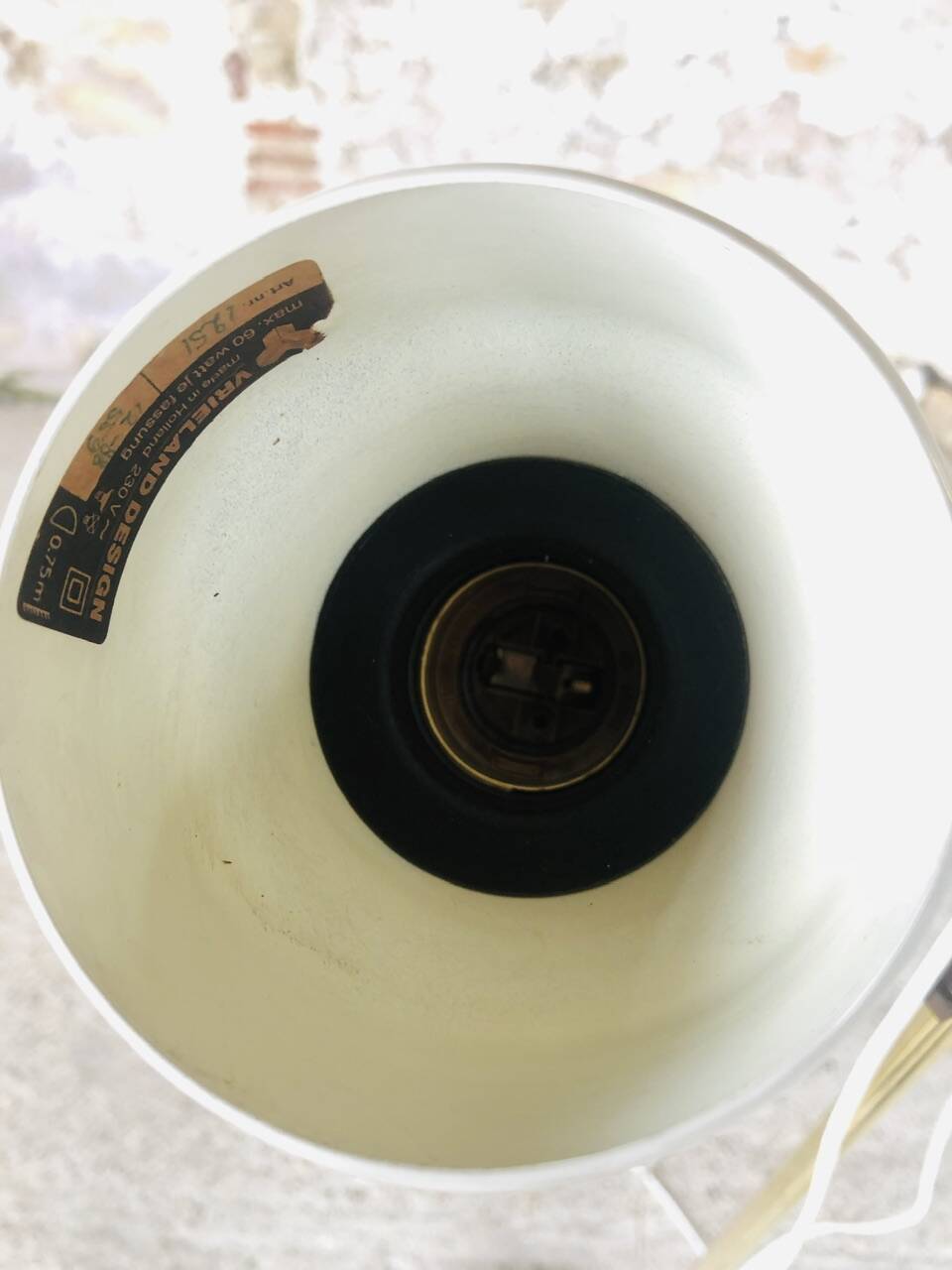 Vintage adjustable floor lamp by Vrieland design, circa 70's/80's