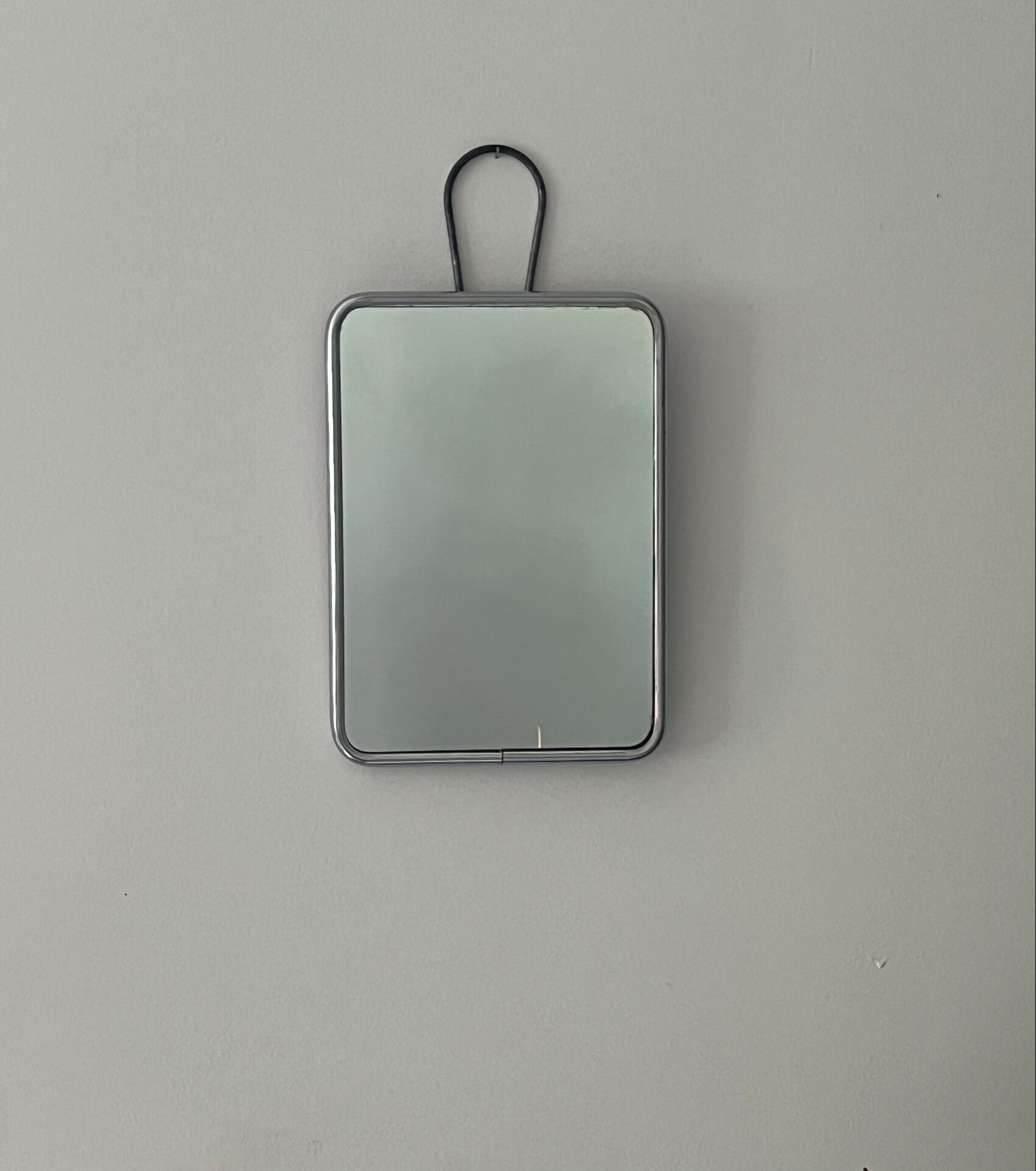 Small barber's mirror
