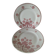 Pair of flat plates Lunéville model Lucien – Clover decoration early 20th century