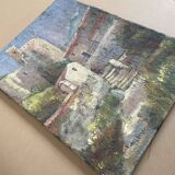 Oil on canvas signed Frédéric Deshayes