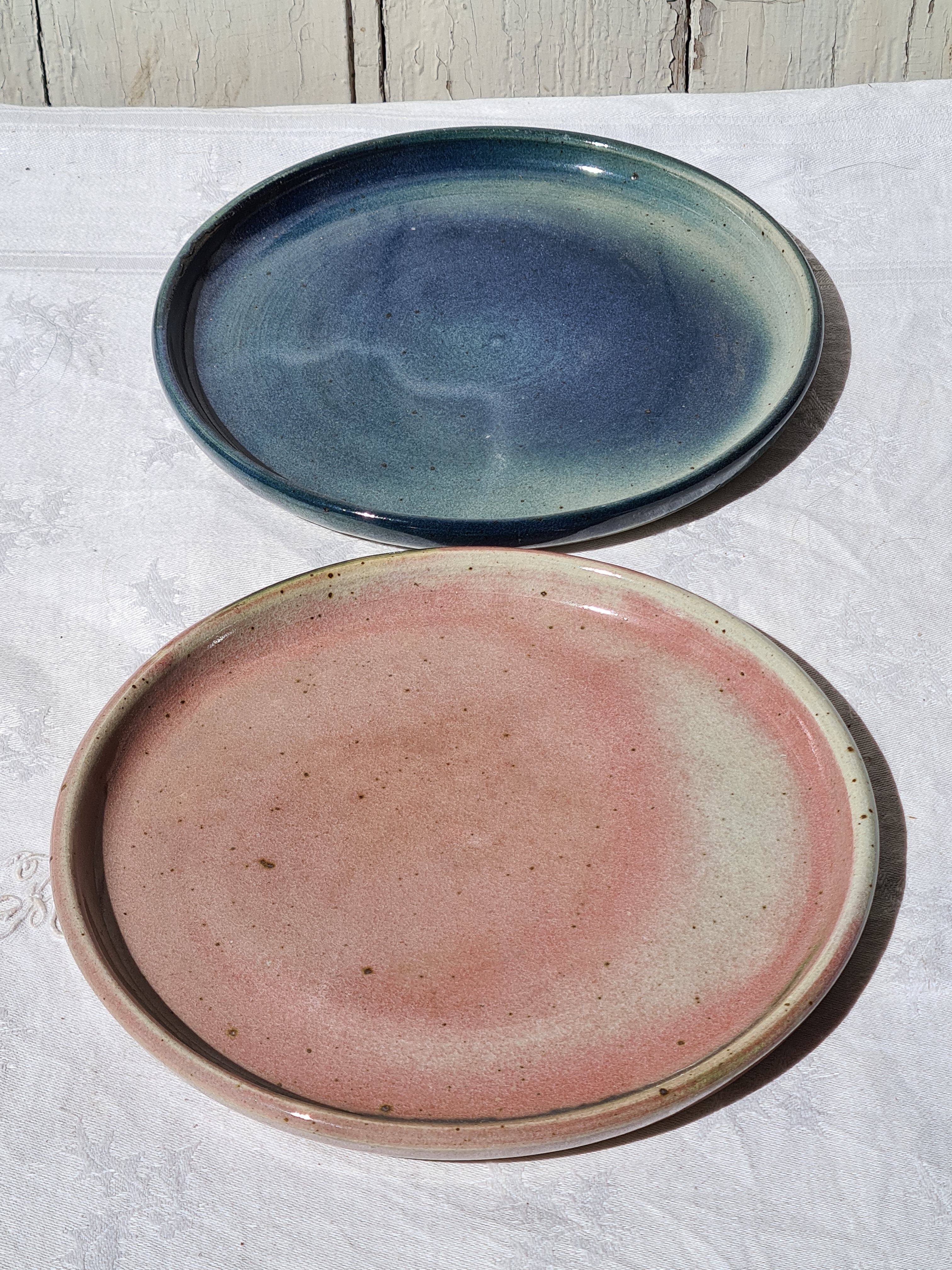 Pair of sandstone lunches
