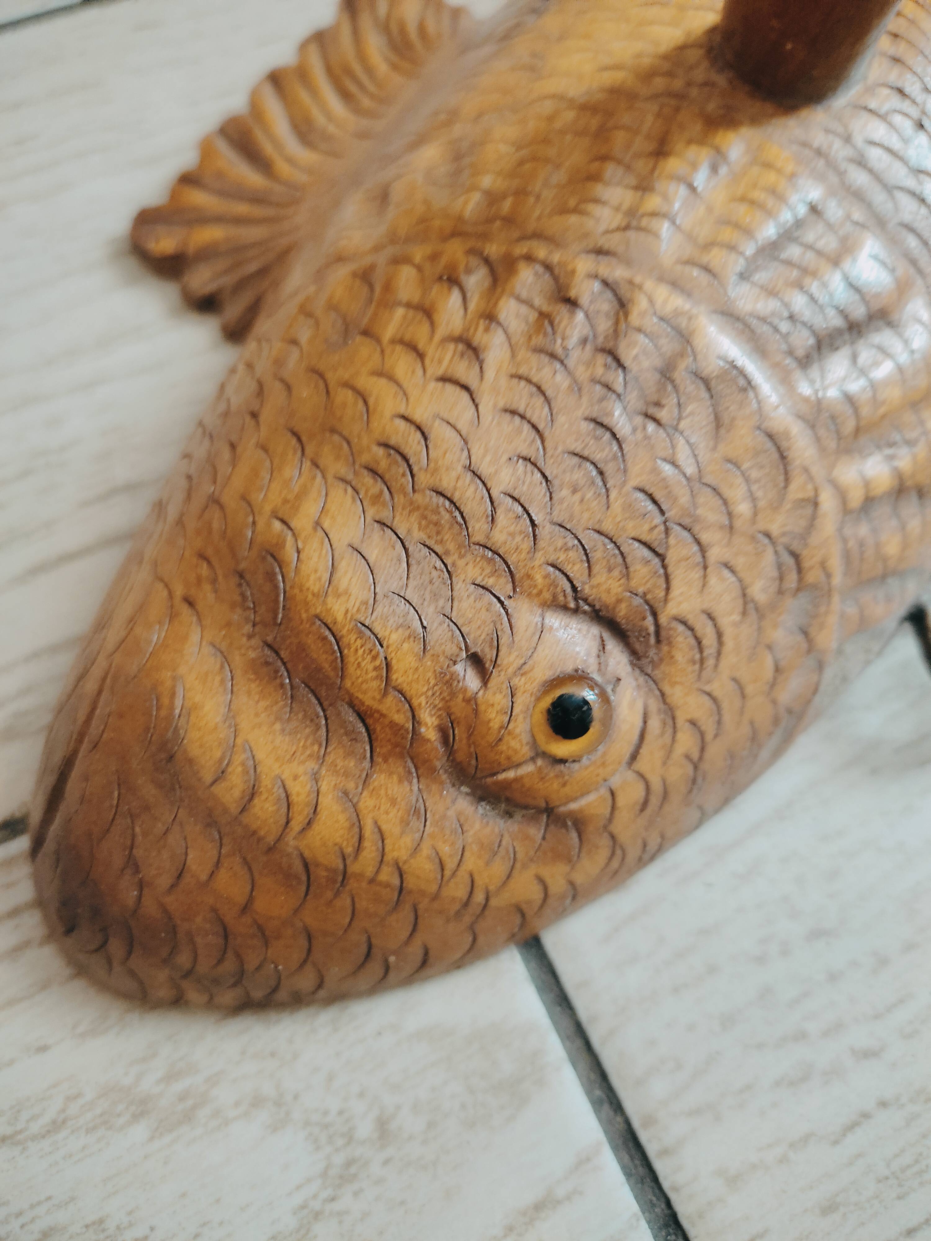 Wooden wall coat rack