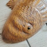 Wooden wall coat rack